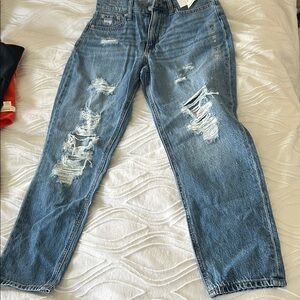 Aeropostale Distressed Blue Women's Jeans NWT